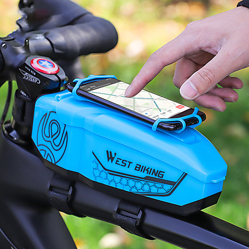 

1 L Bike Frame Bag Top Tube Waterproof Portable Durable Bike Bag EVA Bicycle Bag Cycle Bag Outdoor Exercise Bike / Bicycle