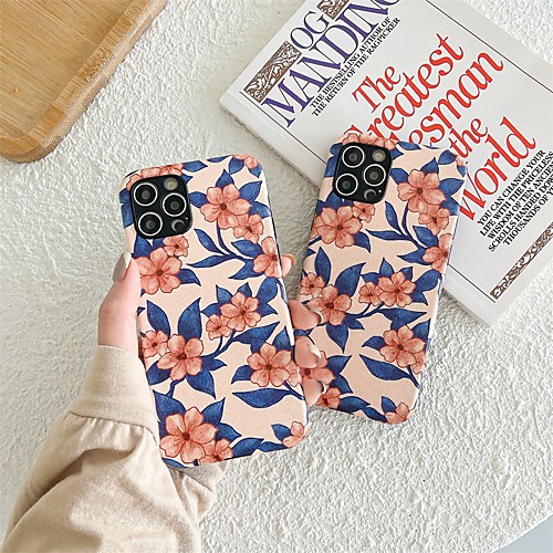 

Phone Case For Apple Back Cover iPhone 12 iPhone 11 iPhone 12 Pro Max iPhone XR iPhone 11 Pro iPhone 11 Pro Max iPhone 12 Pro iPhone XS Max iphone 7/8 iphone 7Plus / 8Plus Shockproof Dustproof Flower