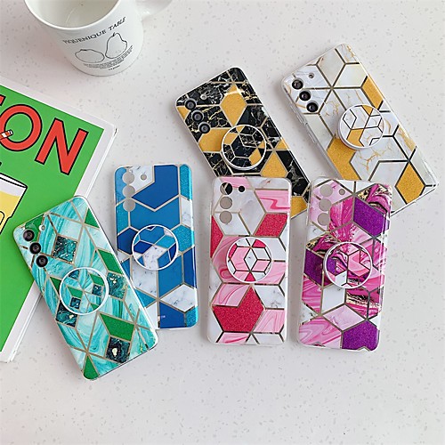 

Phone Case For Samsung Galaxy Back Cover S21 S21 Plus S21 Ultra Galaxy A52 Galaxy A72 Galaxy A42 Galaxy A12 Galaxy A41 Galaxy A71 A31 Shockproof Dustproof Marble TPU