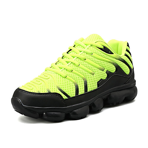 

Men's Trainers Athletic Shoes Sporty Look Casual Daily Running Shoes Elastic Fabric Breathable Non-slipping Wear Proof Yellow Red Green Spring