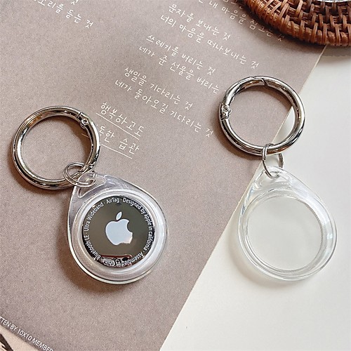 

Clear Protective Case For Airtags Key Finder Cover Anti-lost Anti-Scratch Protective Sleeve Soft Skin Cover For Apple Airtags Locator Tracker Accessories