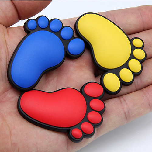 

car door anti-collision strip small feet creative body anti-scratch sticker cute cartoon rear anti-scratch mirror decoration sticker