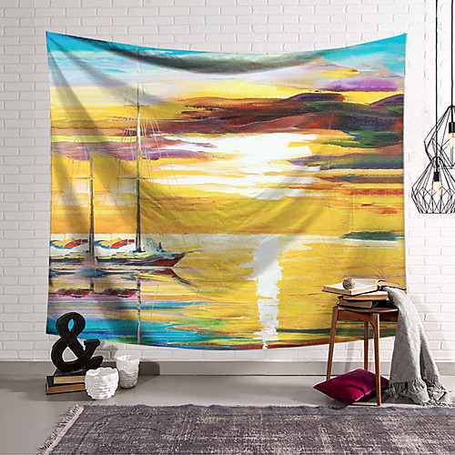 

Wall Tapestry Art Decor Blanket Curtain Hanging Home Bedroom Living Room Decoration Polyester