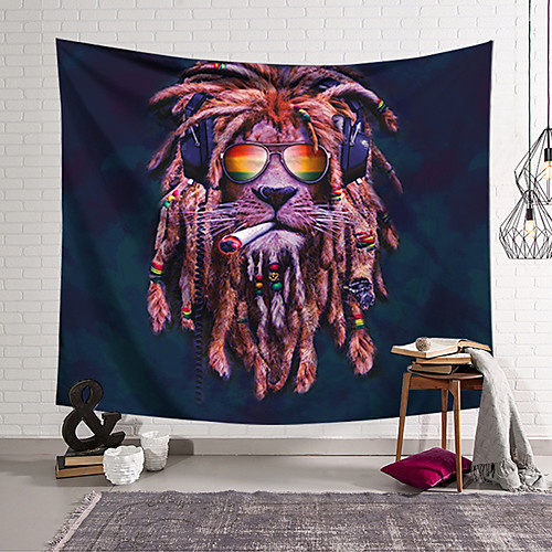 

Animal World Wall Tapestry Art Decor Blanket Curtain Hanging Home Bedroom Living Room Decoration Polyester