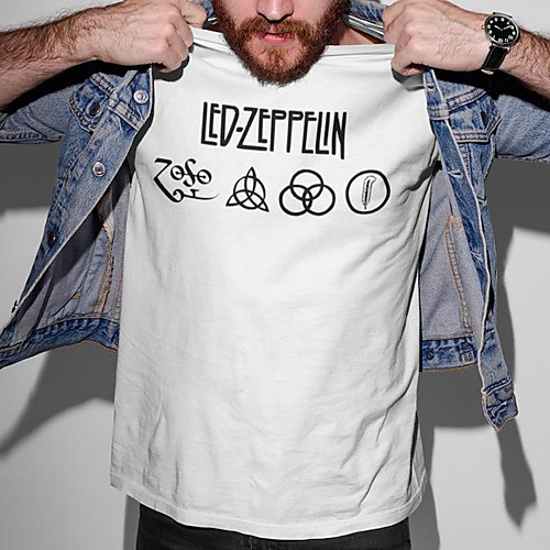 

Men's Unisex Tee T shirt Hot Stamping Symbol Graphic Prints Plus Size Print Short Sleeve Casual Tops Cotton Basic Fashion Designer Big and Tall White