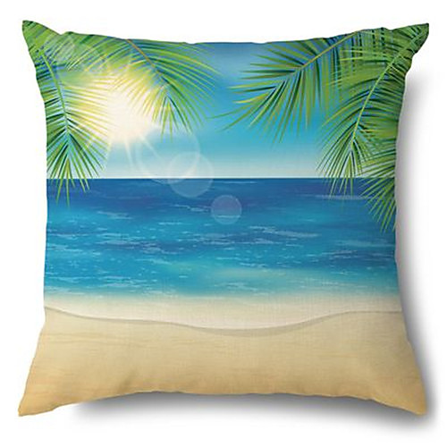 

Double Side Cushion Cover 1PC Soft Decorative Square Pillowcase for Sofa bedroom Car Chair Superior Quality Outdoor Cushion Patio Throw Pillow Covers for Garden Farmhouse Bench Couch