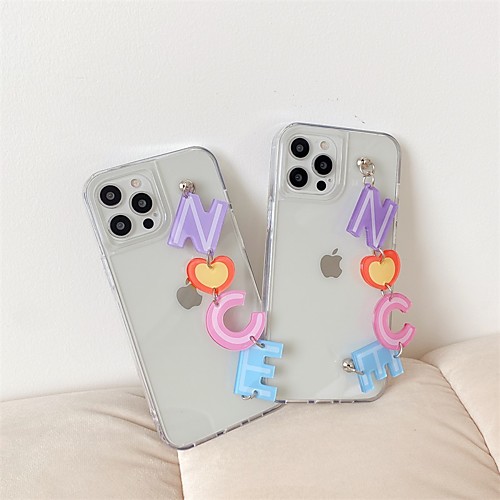 

Phone Case For Apple Back Cover iPhone 12 Pro Max 11 SE 2020 X XR XS Max 8 7 Shockproof Dustproof Transparent TPU