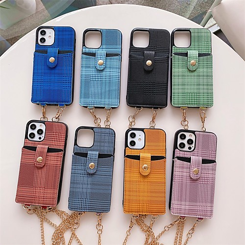 

Phone Case For Apple Back Cover iPhone 12 Pro Max 11 SE 2020 X XR XS Max 8 7 Shockproof Dustproof Lines / Waves TPU