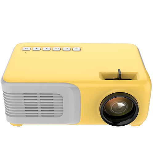 

J21 Mini Projector LCD Projector Video Projector Outdoor Entertainment with HDMI USB AV Interfaces and Remote Control
