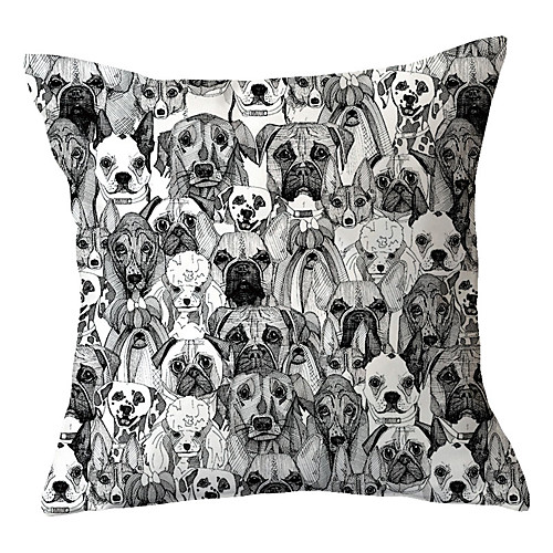 

Double Side Cushion Cover 1PC Soft Decorative Square Pillowcase for Sofa bedroom Car Chair Superior Quality Outdoor Cushion Patio Throw Pillow Covers for Garden Farmhouse Bench Couch