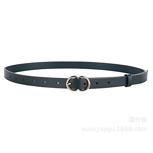 

Women's Waist Belt Daily Vacation Dress Wine Red Belt Solid Color