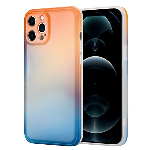 

Phone Case For Apple Back Cover iPhone 12 Pro Max 11 SE 2020 X XR XS Max 8 7 Shockproof Dustproof Color Gradient TPU