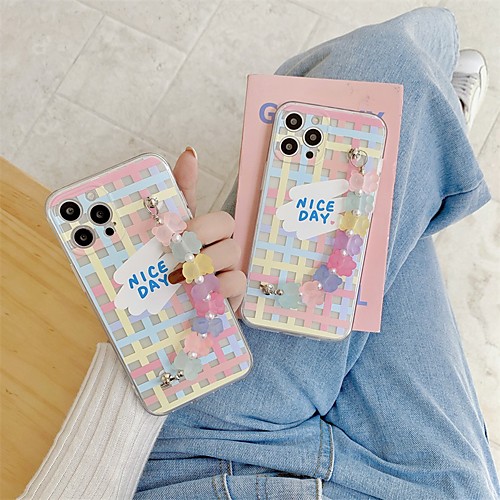 

Phone Case For Apple Back Cover iPhone 12 Pro Max 11 SE 2020 X XR XS Max 8 7 Portable Shockproof Dustproof Geometric Pattern TPU