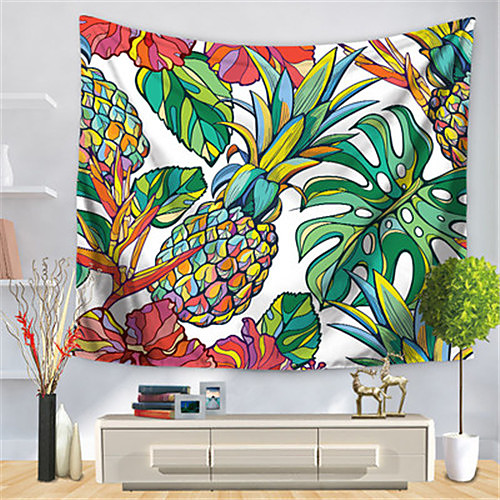 

Wall Tapestry Art Decor Blanket Curtain Hanging Home Bedroom Living Room Decoration Polyester Pineapple