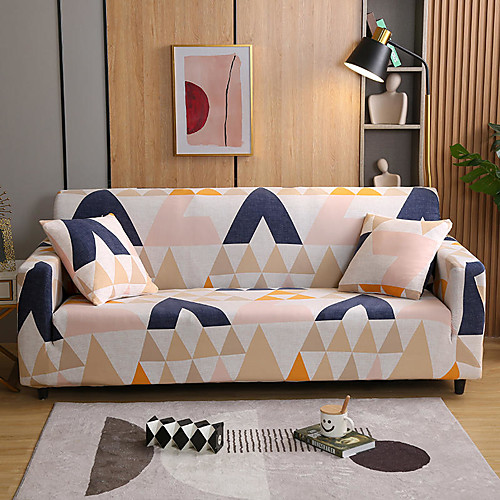 

2021 New Stylish Simplicity Print Sofa Cover Stretch Couch Slipcover Super Soft Fabric Retro Hot Sale Couch Cover