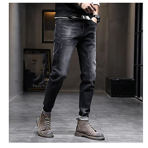 

Men's Chino Pants Pants Solid Color Black Grey