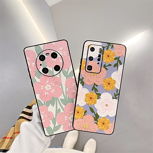 

Phone Case For Huawei Back Cover Nova 8 Pro Nova 8 P40 P40 Pro Mate 40 Mate 40 Pro P30 P30 Pro Nova 7 5G Mate 30 Shockproof Dustproof Flower TPU