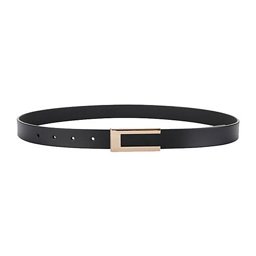 

Women's Waist Belt Daily Holiday Dress Coffee Black Belt Solid Color / Red
