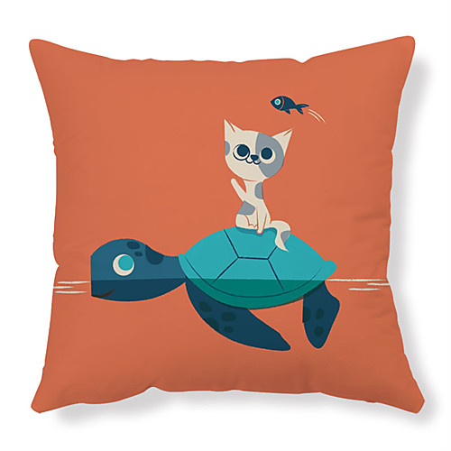 

Cartoon Pattern Double Side Cushion Cover 1PC Soft Decorative Square Pillowcase for Sofa bedroom Car Chair Superior Quality Outdoor Cushion for Patio Garden Farmhouse Bench Couch