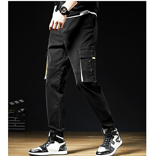 

Men's Cargo Pants Pants Solid Color ArmyGreen Black Khaki