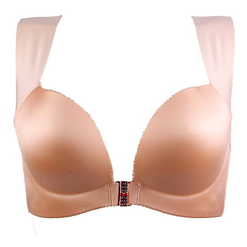 

Women's Bras & Bralettes Push-up 3/4 Cup Solid Color Sexy Army Green