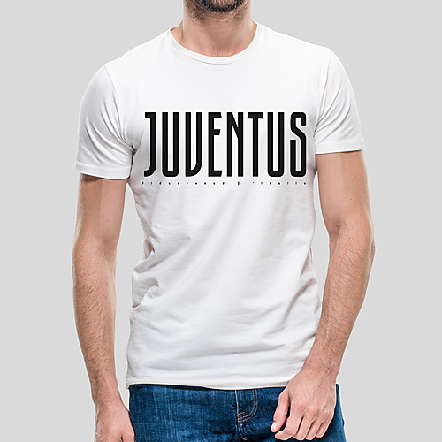 

Men's Unisex Tee T shirt Hot Stamping Graphic Prints Letter Plus Size Print Short Sleeve Casual Tops Cotton Basic Fashion Designer Big and Tall White
