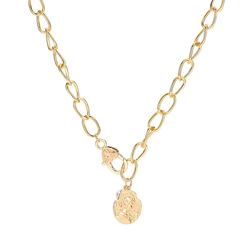 

Women's Pendant Necklace Chain Necklace Elegant Resin Alloy Gold 46.5 cm Necklace Jewelry 1pc For Street Masquerade Birthday Party Festival / Chains / Chains