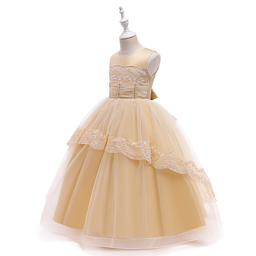 

Princess Costume Girls' Movie Cosplay Christmas New Year's Pink Fuchsia Orange Dress Christmas Halloween Children's Day Polyester / Cotton