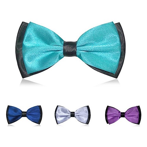

Men's Party / Work Bow Tie - Jacquard / Solid Colored