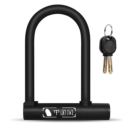 

Bike Locks Portable Locking Security For Road Bike Mountain Bike MTB Folding Bike Recreational Cycling Cycling Bicycle Zinc Alloy Carbon Steel Black