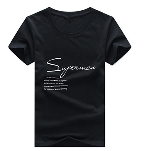 

Men's Unisex Tee T shirt Hot Stamping Graphic Prints Letter Plus Size Print Short Sleeve Casual Tops Cotton Basic Fashion Designer Big and Tall White Wine Black