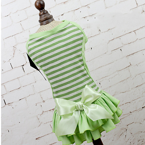 

Dog Cat Dress Floral / Botanical Daisy Elegant Adorable Cute Dailywear Casual / Daily Dog Clothes Puppy Clothes Dog Outfits Breathable Green Costume for Girl and Boy Dog Cotton XS S M L XL