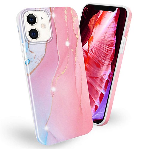 

Phone Case For Apple Back Cover iPhone 12 Pro Max 11 SE 2020 X XR XS Max 8 7 Shockproof Dustproof Marble TPU