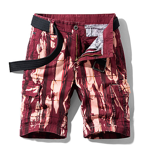

Men's Cargo Shorts Pants Multi Color Black Red Army Green Royal Blue
