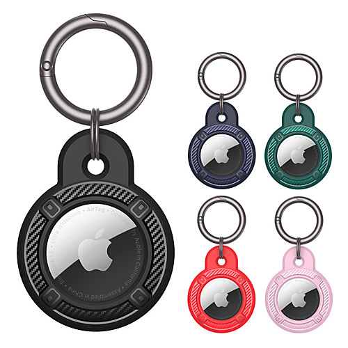 

Protective Case For Apple Airtag Tracker Location Anti-Lost Anti-Scratch Protector Cover For Apple Airtags with Keychain Smart Accessory