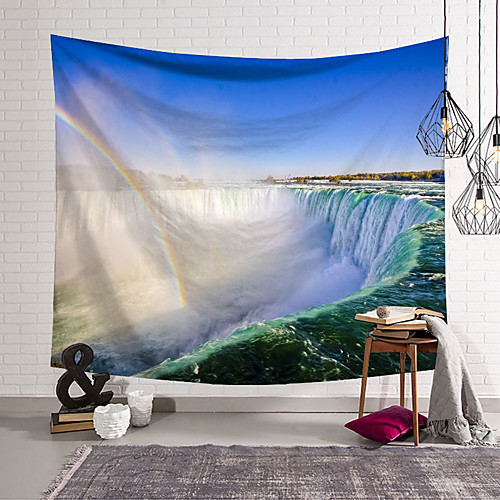 

Rainbow Wall Tapestry Art Decor Blanket Curtain Hanging Home Bedroom Living Room Decoration Polyester