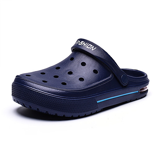 

Men's Slippers & Flip-Flops Beach Daily EVA(ethylene-vinyl acetate copolymer) Breathable White Black Dark Blue Spring Summer