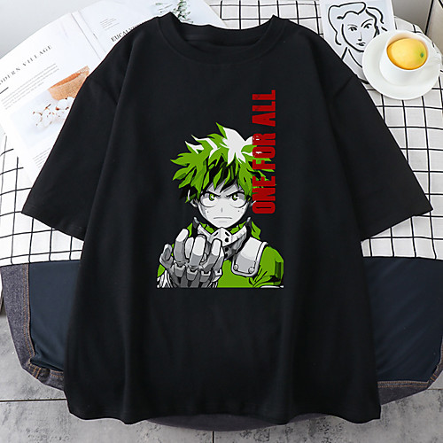 

Inspired by My Hero Academia / Boku No Hero Cosplay Cosplay Costume T-shirt Polyester / Cotton Blend Print T-shirt For Women's / Men's