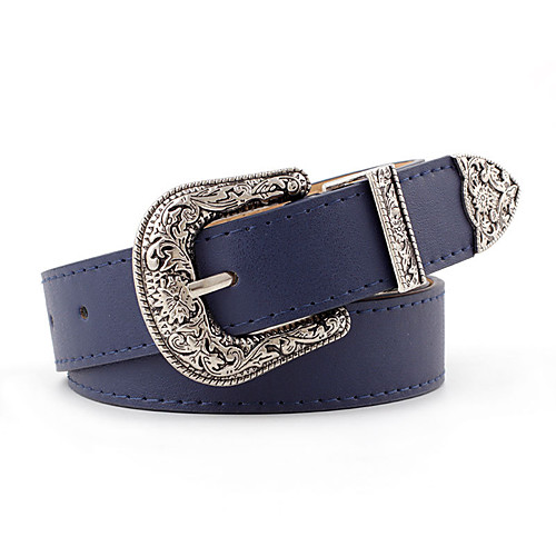 

Women's Waist Belt Party Daily Belt Solid Color / Vintage / Alloy