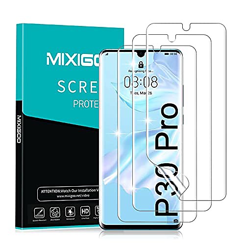 

Phone Screen Protector For Huawei P40 P40 Pro P40 Pro Mate 40 Mate 40 RS Porsche Design Hydrogel Film 3 pcs High Definition (HD) Ultra Thin Scratch Proof Front Screen Protector Phone Accessory