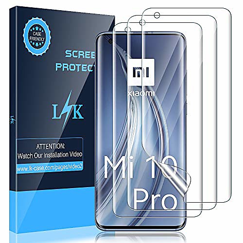 

Phone Screen Protector For Xiaomi Mi 11 Poco X3 NFC Redmi 9T Mi 10T Pro 5G Mi 10T 5G Hydrogel Film 3 pcs High Definition (HD) Ultra Thin Scratch Proof Front Screen Protector Phone Accessory