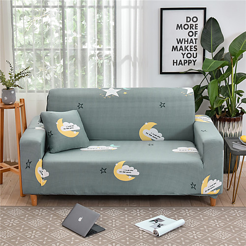 

Cartoon Print Dustproof All-powerful Slipcovers Stretch Sofa Cover Super Soft Fabric Couch Cover with One Free Boster Case(Chair/Love Seat/3 Seats/4 Seats)