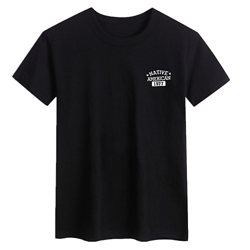 

Men's Unisex Tee T shirt Hot Stamping Graphic Prints Letter Plus Size Print Short Sleeve Casual Tops Cotton Basic Fashion Designer Big and Tall White Black Light gray