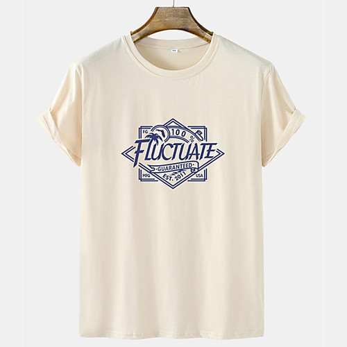

Men's Unisex Tee T shirt Hot Stamping Graphic Prints Letter Short Sleeve Casual Tops 100% Cotton Basic Fashion Designer Comfortable Blue Yellow Blushing Pink