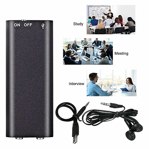 

Mini Digital Voice Recorder USB Pen Voice Activated Digital Audio Voice Recorder Mp3 Player 192Kbps Recording