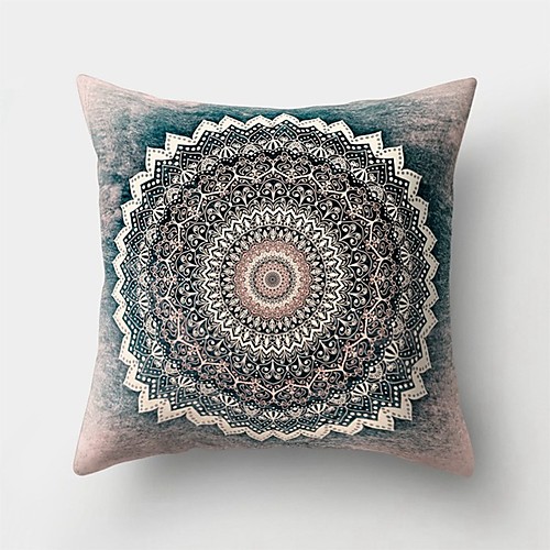 

Double Side Cushion Cover 1PC Faux Linen Soft Decorative Square Throw Pillow Cover Cushion Case Pillowcase for Sofa Bedroom Superior Quality Machine Washable