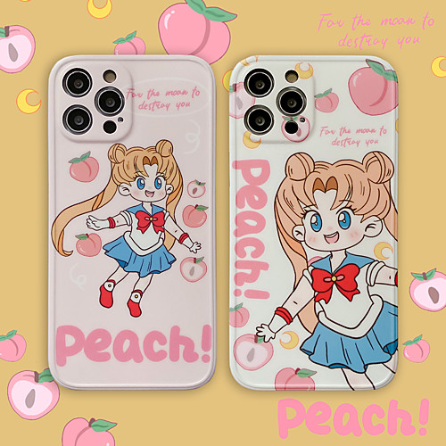 

Sailor Moon Phone Case For Apple Back Cover iPhone 12 Pro Max 11 SE 2020 X XR XS Max 8 7 Shockproof Dustproof Cartoon TPU