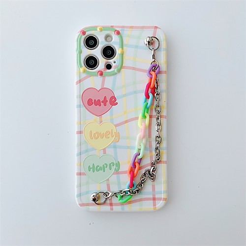 

Phone Case For Apple Back Cover iPhone 12 Pro Max 11 SE 2020 X XR XS Max 8 7 Shockproof Dustproof Graphic Heart TPU