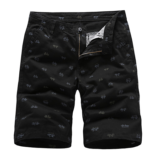 

Men's Chic & Modern Shorts Cycling Quick Dry Moisture Wicking Lightweight Breathable Soft Outdoor Sports Casual Daily Chinos Shorts Pants Pattern Solid Color Knee Length Sporty Floral Zipper Pocket