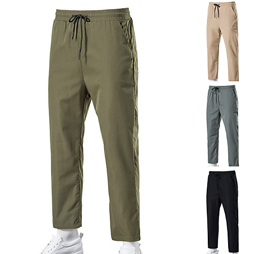 

Men's Shorts Cargo Outdoor Sports Casual Sports Pants Tactical Cargo Pants Plain Knee Length Black Army Green Grey Khaki